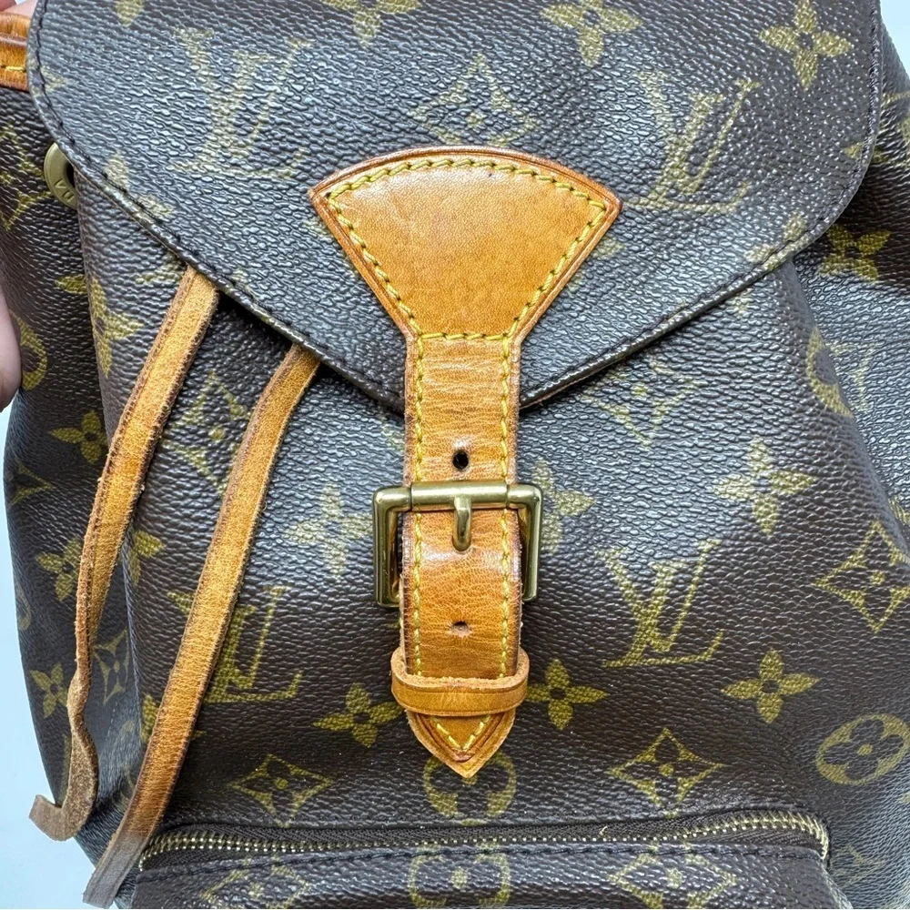 Louis Vuitton Monogram Canvas Montsouris Backpack MM Brown